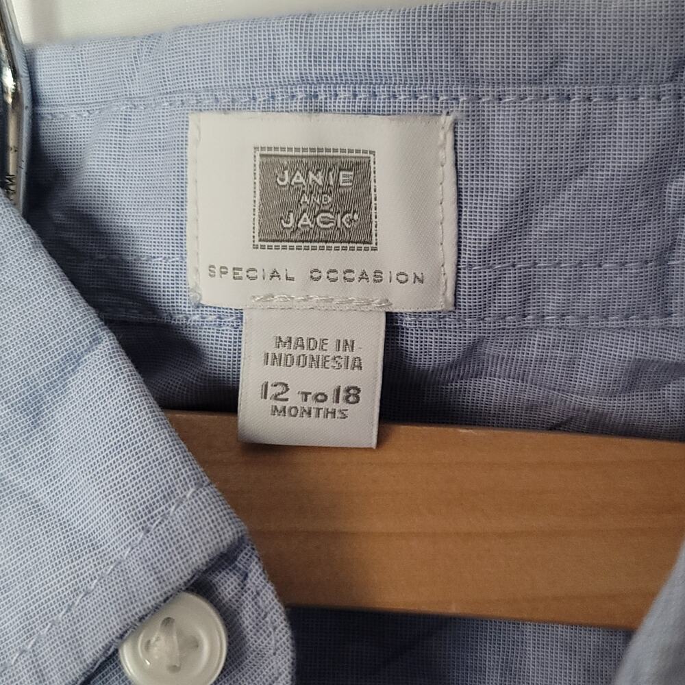 Tommy Bahama/Janie and Jack- Boy's Hoodie and button up tops- size 12/18m - Picture 7 of 8